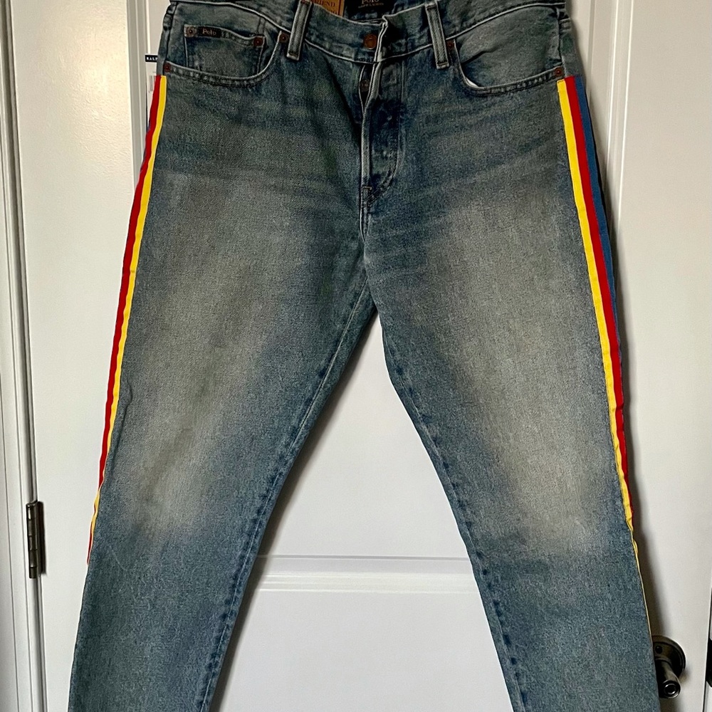 Polo Ralph Lauren Women’s Blue Avery Jeans New with tag sz 29